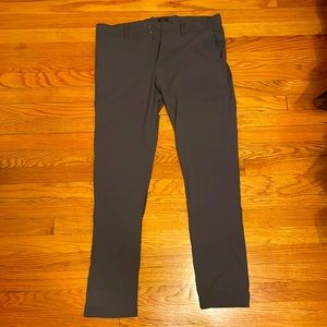 J. Crew Slim Stretch 484 Tech Pants Gray 33w 30l